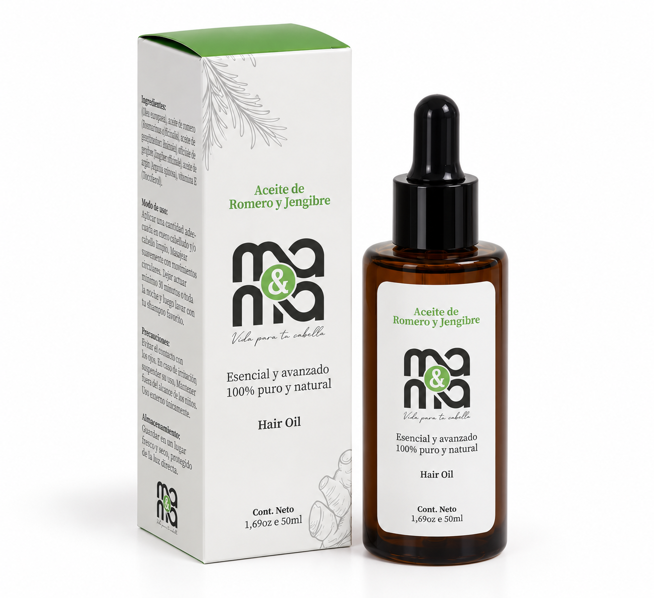 Aceite de Romero y Jengibre - Imagen 2